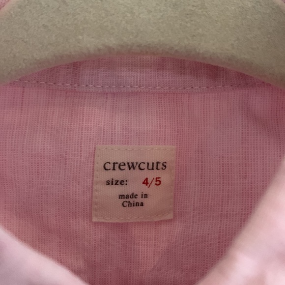 Crewcuts perfectly pink button down. - Picture 2 of 4